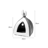 Maxbell Cat Bed House Crate Interactive Toy Sleeping Anti Slip Blanket Cat Cave Tent S 28X28X29CM