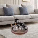 Maxbell Cats Scratcher Cardboard Lounge Beds Lounger Play Corrugated Scratch Pad Mat S 33cmx9cm