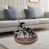 Maxbell Cats Scratcher Cardboard Lounge Beds Lounger Play Corrugated Scratch Pad Mat XL 50cmx9cm