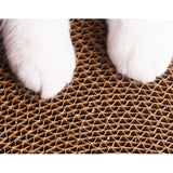Maxbell Corrugated Scratch Pad Lounge Beds Kitten Sofa Cats Scratcher Cardboard 55cmx10cm