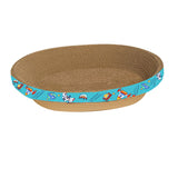Maxbell Corrugated Scratch Pad Lounge Beds Kitten Sofa Cats Scratcher Cardboard 55cmx10cm