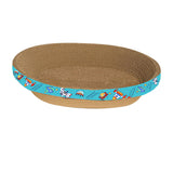 Maxbell Corrugated Scratch Pad Lounge Beds Kitten Sofa Cats Scratcher Cardboard 55cmx10cm