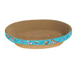 Maxbell Corrugated Scratch Pad Lounge Beds Kitten Sofa Cats Scratcher Cardboard 55cmx10cm