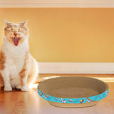 Maxbell Corrugated Scratch Pad Lounge Beds Kitten Sofa Cats Scratcher Cardboard 55cmx10cm