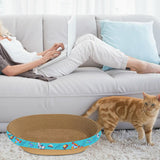 Maxbell Corrugated Scratch Pad Lounge Beds Kitten Sofa Cats Scratcher Cardboard 55cmx10cm