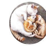 Maxbell Corrugated Scratch Pad Lounge Beds Kitten Sofa Cats Scratcher Cardboard 45cmx10cm
