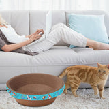 Maxbell Corrugated Scratch Pad Lounge Beds Kitten Sofa Cats Scratcher Cardboard 45cmx10cm