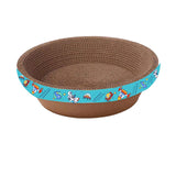 Maxbell Corrugated Scratch Pad Lounge Beds Kitten Sofa Cats Scratcher Cardboard 40cmx10cm