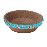 Maxbell Corrugated Scratch Pad Lounge Beds Kitten Sofa Cats Scratcher Cardboard 40cmx10cm
