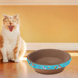 Maxbell Corrugated Scratch Pad Lounge Beds Kitten Sofa Cats Scratcher Cardboard 40cmx10cm