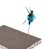 Maxbell Corrugated Cat Scratcher Recycle 2 in 1 Scratching Pad for Small Medium Cats