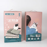 Maxbell Corrugated Cat Scratcher Recycle 2 in 1 Scratching Pad for Small Medium Cats