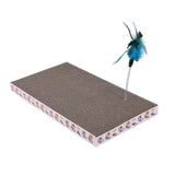 Maxbell Corrugated Cat Scratcher Recycle 2 in 1 Scratching Pad for Small Medium Cats