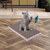 Maxbell Corrugated Cat Scratcher Recycle 2 in 1 Scratching Pad for Small Medium Cats
