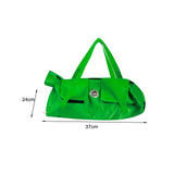 Maxbell Cat Grooming Bag Soft Sided Shoulder Bag Comfortable Kitten Carriers Pet Bag S Green