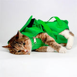 Maxbell Cat Grooming Bag Soft Sided Shoulder Bag Comfortable Kitten Carriers Pet Bag S Green