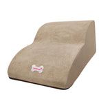 Maxbell Dog Stairs Ramps for Small Dogs and Cats Portable Non Slip Bottom Pet Ladder Khaki