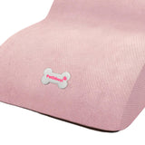 Maxbell Dog Stairs Ramps for Small Dogs and Cats Portable Non Slip Bottom Pet Ladder Pink