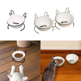 Maxbell Cat Food Bowl Feeder Waterer for Indoor Cats Removable Raised Pet Water Bowl Single Bowl