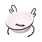 Maxbell Cat Food Bowl Feeder Waterer for Indoor Cats Removable Raised Pet Water Bowl Single Bowl