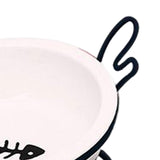Maxbell Cat Food Bowl Feeder Waterer for Indoor Cats Removable Raised Pet Water Bowl Single Bowl