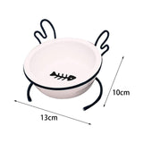 Maxbell Cat Food Bowl Feeder Waterer for Indoor Cats Removable Raised Pet Water Bowl Single Bowl