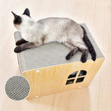 Maxbell Cat Scratcher House Durable Cat Scratching Board for Indoor Cats Kitten Play M