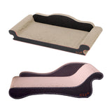 Maxbell Cat Scratcher Sofa Lounger Couch Cat Scratch Pad for Kitten Indoor Cats Rest 60cmx28cmx18cm