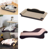 Maxbell Cat Scratcher Sofa Lounger Couch Cat Scratch Pad for Kitten Indoor Cats Rest 60cmx28cmx18cm
