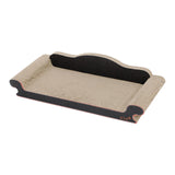 Maxbell Cat Scratcher Sofa Lounger Couch Cat Scratch Pad for Kitten Indoor Cats Rest 60cmx28cmx18cm