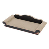 Maxbell Cat Scratcher Sofa Lounger Couch Cat Scratch Pad for Kitten Indoor Cats Rest 60cmx28cmx18cm