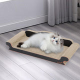 Maxbell Cat Scratcher Sofa Lounger Couch Cat Scratch Pad for Kitten Indoor Cats Rest 60cmx28cmx18cm
