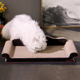 Maxbell Cat Scratcher Sofa Lounger Couch Cat Scratch Pad for Kitten Indoor Cats Rest 60cmx28cmx18cm