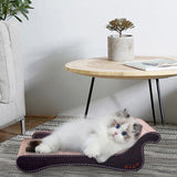 Maxbell Cat Scratcher Sofa Lounger Couch Cat Scratch Pad for Kitten Indoor Cats Rest 60cmx13cmx28cm