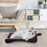 Maxbell Cat Scratcher Sofa Lounger Couch Cat Scratch Pad for Kitten Indoor Cats Rest 60cmx13cmx28cm