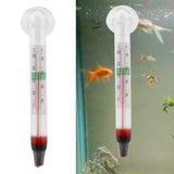 Maxbell Fish Tank Thermometer with Suction Cup Glass Tube Decor Aquarium Thermometer