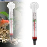 Maxbell Fish Tank Thermometer with Suction Cup Glass Tube Decor Aquarium Thermometer
