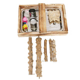 Maxbell Bird Playground Cockatiel Bird Toy Parrot Playstand for Canaries Macaw Finch
