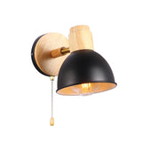 Maxbell Wall Lamp Iron E27 Base Shade Wall Mounted Light for Restaurant Bedroom Home