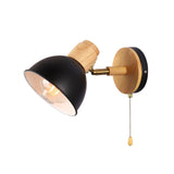 Maxbell Wall Lamp Iron E27 Base Shade Wall Mounted Light for Restaurant Bedroom Home