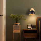 Maxbell Wall Lamp Iron E27 Base Shade Wall Mounted Light for Restaurant Bedroom Home