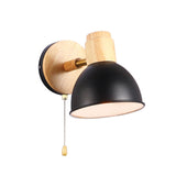 Maxbell Wall Lamp Iron E27 Base Shade Wall Mounted Light for Restaurant Bedroom Home