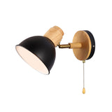 Maxbell Wall Lamp Iron E27 Base Shade Wall Mounted Light for Restaurant Bedroom Home