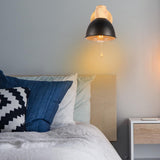 Maxbell Wall Lamp Iron E27 Base Shade Wall Mounted Light for Restaurant Bedroom Home