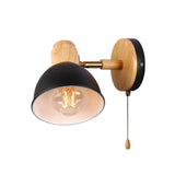 Maxbell Wall Lamp Iron E27 Base Shade Wall Mounted Light for Restaurant Bedroom Home