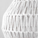 Maxbell Pendant Light Chandelier Rattan Shade E26 Base Rustic Hanging Lights Fixture