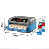 Maxbell Automatic Egg Incubator Easy Cleaning Chicken Hatcher for Quail Goose Pigeon 30 Eggs