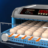 Maxbell Automatic Egg Incubator Easy Cleaning Chicken Hatcher for Quail Goose Pigeon 64 Eggs