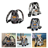 Maxbell Cat Carrier Backpack Chest Bag Legs Out Hands Free Adjustable Shoulder Strap S Gray White
