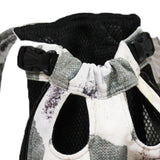 Maxbell Cat Carrier Backpack Chest Bag Legs Out Hands Free Adjustable Shoulder Strap L Gray White